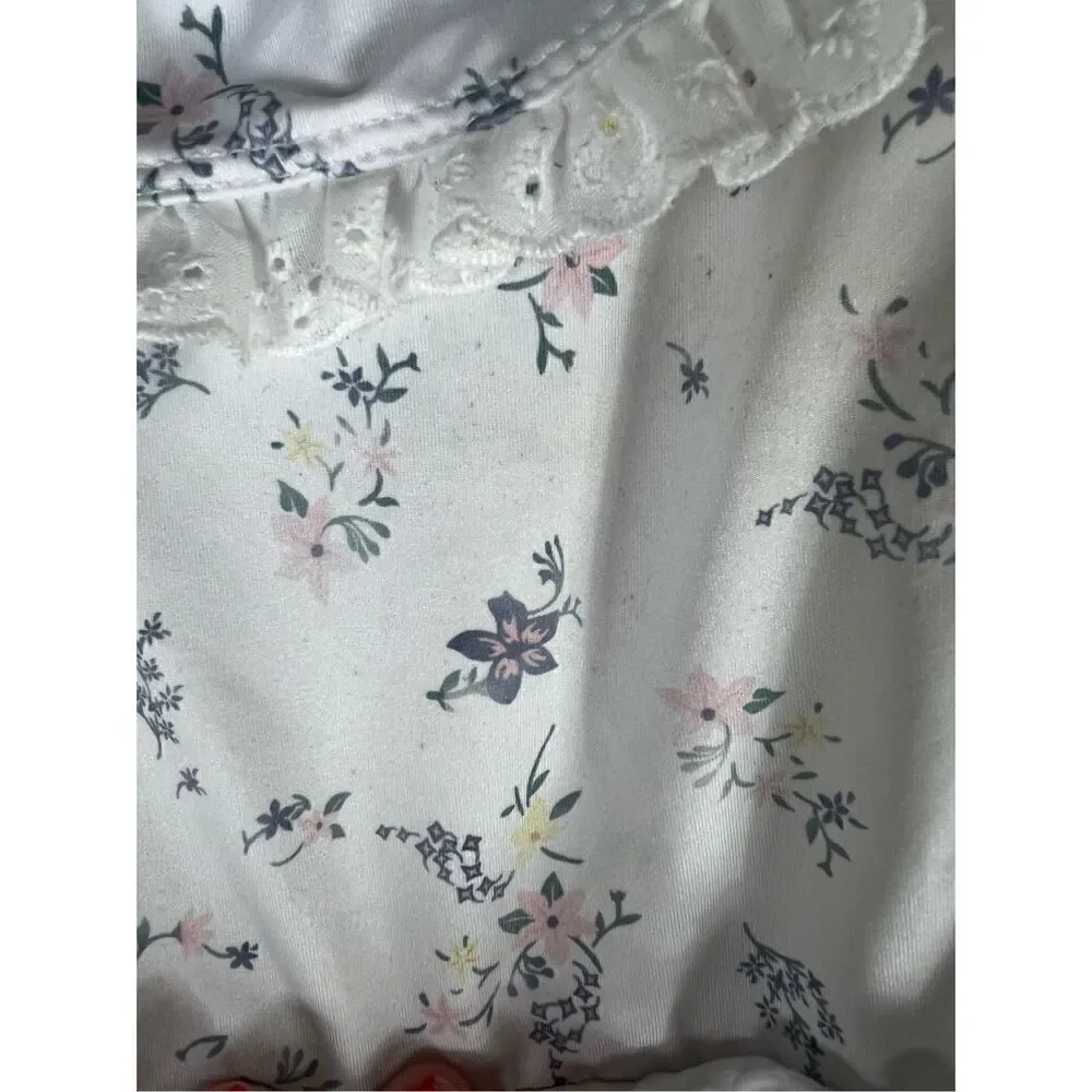 Well Dressed Wolf Wilding Girls Floral Ruffle Swimsuit Size 24m